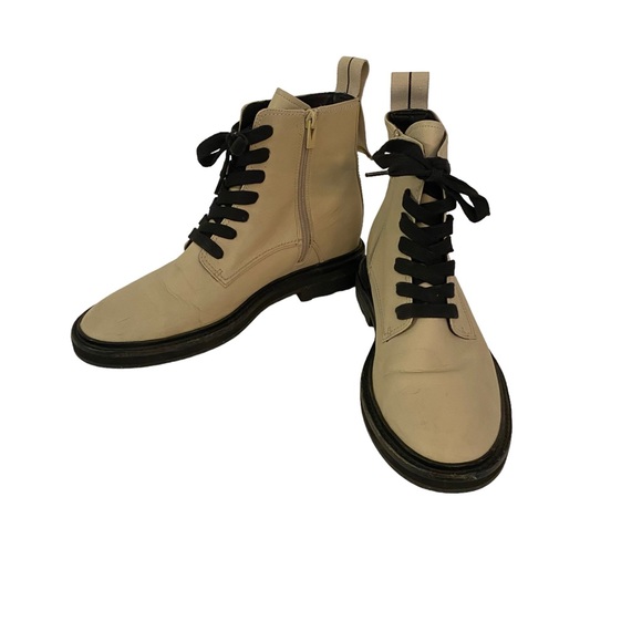 Via Spiga Kinley Combat Lace Up Boots Size 8/38 - Picture 3 of 11